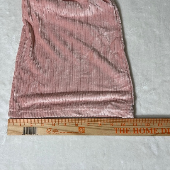 NO BOUNDARIES Junior Pants High Rise Flare Soft Corduroy Pink Size M (7/8) NWT - Picture 11 of 11